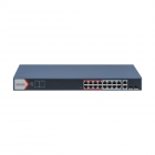 981533 - Hikvision DS-3E1318P-EI(B) Smart Managed Switch 16 x PoE+ Gigabit 230W+ 2x Gigabit Combo Uplink