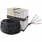 966989 - Pulsar PU-NC301 CAT5E Buitentoepassing Zwart 305 meter in doos